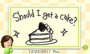 Swapnote cake